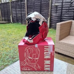 AUTOKING Iron Man MK5 1:1 Helmet Wearable Voice-control Mask Halloween Cosplay