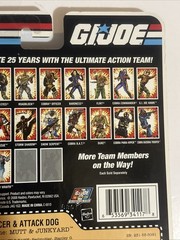 GI Joe 25th Anniversary Mutt & Junkyard MOC Sealed K-9 Officer 2008 Hasbro