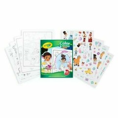 Crayola Color ‘n Sticker Book 50+ Stickers 32 Page Nella The Princess Knight