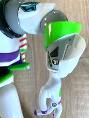 Disney Pixar Buzz Lightyear Toy Story Figure English TALKS LIGHTS SOUNDS