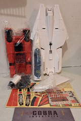 GI JOE ~ 2013 JETFIRE JET ~ TRANSFORMERS CLUB ~100% & UNUSED STICKERS & WEAPONS