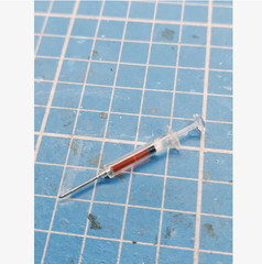1/6 Male Soldier Injection Syringe Model for 12”action figure ph tbl