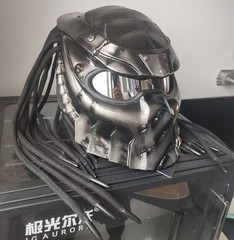 Predator Motorcycle Helmet Full Face Head Alien Hunter Graphic Racing Gear Gift