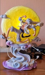 Gear 5 Figurine Luffy LED 28Cm Statuette Collection Night Light Manga Figure