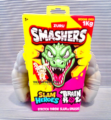 Zuru Smashers Slam Heroes Brain Rot 7″ Crocodile Stretch Figure Throw Slam Smash