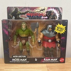 DAMAGED BOX Masters of the Universe Movie Moss Man Ram Man 2-Pack Mattel