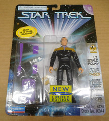1996 Playmates Star Trek Lt. Reginald Barclay Figure Voyager Limited Edition NEW