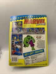 Marvel Super Heroes Incredible Hulk Action Figure 1990 Toy Biz Crushing Arm New