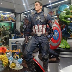 40cm The Avengers Captain America Figure Model Statues Ornament Collection Gift