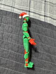 Dummy 13 action figure (Christmas Colors with Santa hat!)