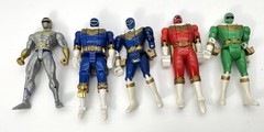 1996 Power Rangers Zeo Figure Lot Gold Red Blue Green Auto Morphin For Parts