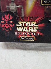 New 1998 Hasbro Star Wars Episode I Fully Poseable Pit Droids Original Box