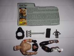 1988 G.I. Joe Road Pig Figure With Accessories & Card