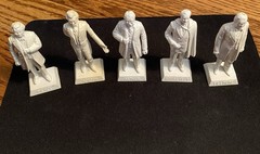 Vintage 1950s MARX President Figures White – Variety: pick 1 or many presidents