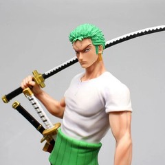 25cm/9.84in Anime One Piece Figure Roronoa Zoro Figure Model Toys Gifts
