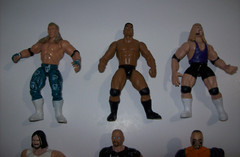 Lot of Vintage 1990s Jakks Pacific Wrestling Action Figures WWF