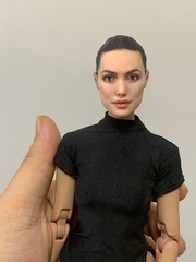 1:12 Angelina Jolie Head Sculpt Beauty Girl Fit 6″ Female Action Figure Body