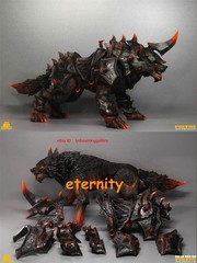 Fish Toys The Wolf of Glory Mount Lava Armor Special Ver. 1/12 Figure Model Toy