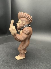 Bigfoot Brute Giving The Double Birdie Sasquatch Bigfoot Figurine!