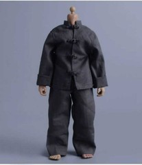 1/12 Scale Soldiers Chinese Tunic Suit Tang Suit Kung Fu Suit Clothes Suits