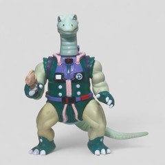 DINOSAUCERS BRONTO THUNDER 🇧🇷 GLASSLITE BRAZIL VINTAGE FIGURE WITH 3D WEAPON