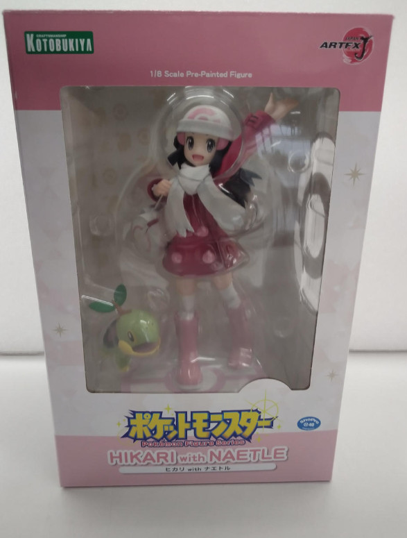 KOTOBUKIYA ARTFX J Hikari Dawn with Turtwig 1/8 Figure Pokemon Series JAPAN
