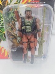 G.I. Joe 25th Anniversary 3.75 Roadblock Action Figure MOC Foil New Sealed