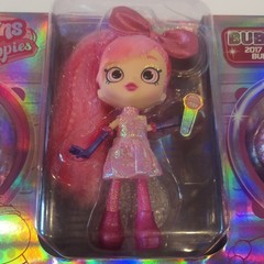 SHOPKINS SDCC 2017 BUBBLEISHA Limited Edition Bubble Gum Pop Doll Shoppies ltd