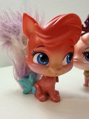 Disney Palace Pets Lot of 4 Figures Fuzzy Tails Princess