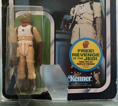 VINTAGE KENNER STAR WARS 1980 BOUNTY HUNTER BOSSK MOC TESB 48 BACK CUT CARD