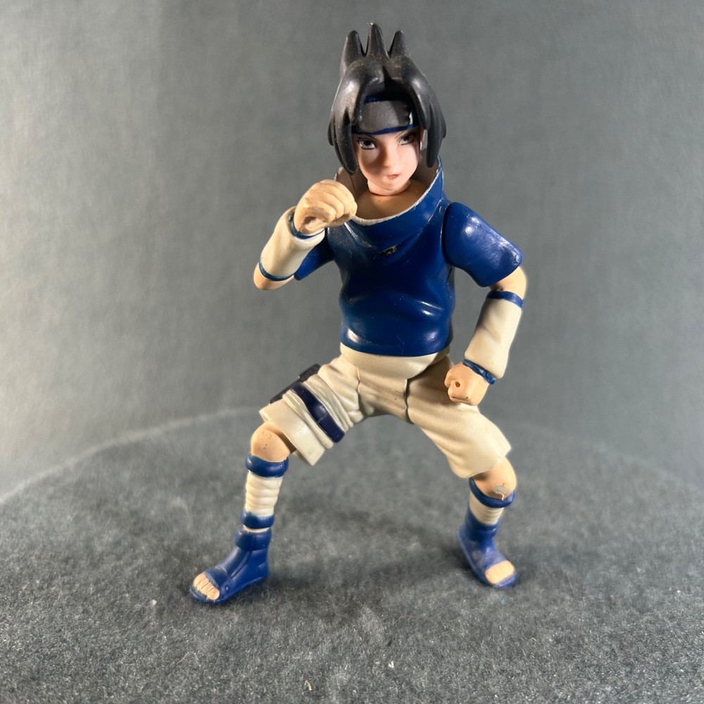 Naruto Sasuke Uchiha Action Figure 2002 Mattel Shonen Jump Anime Manga