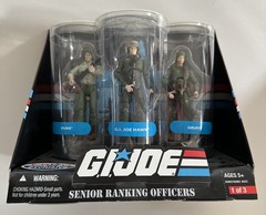 Gi Joe 25th Senior Ranking Officers Set 1 of 3 Duke Hawk Officer Grunt MISP LC