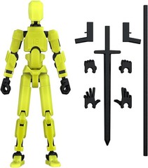 MerryXD T13 3D Action Figure,Assembly Completed Dummy Nova Titan Lucky 13 Action