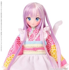 Pre-Sale Azone Sakashita Sakura 8.8In 1/6 Bjd Purple New Year Action Figure Gift