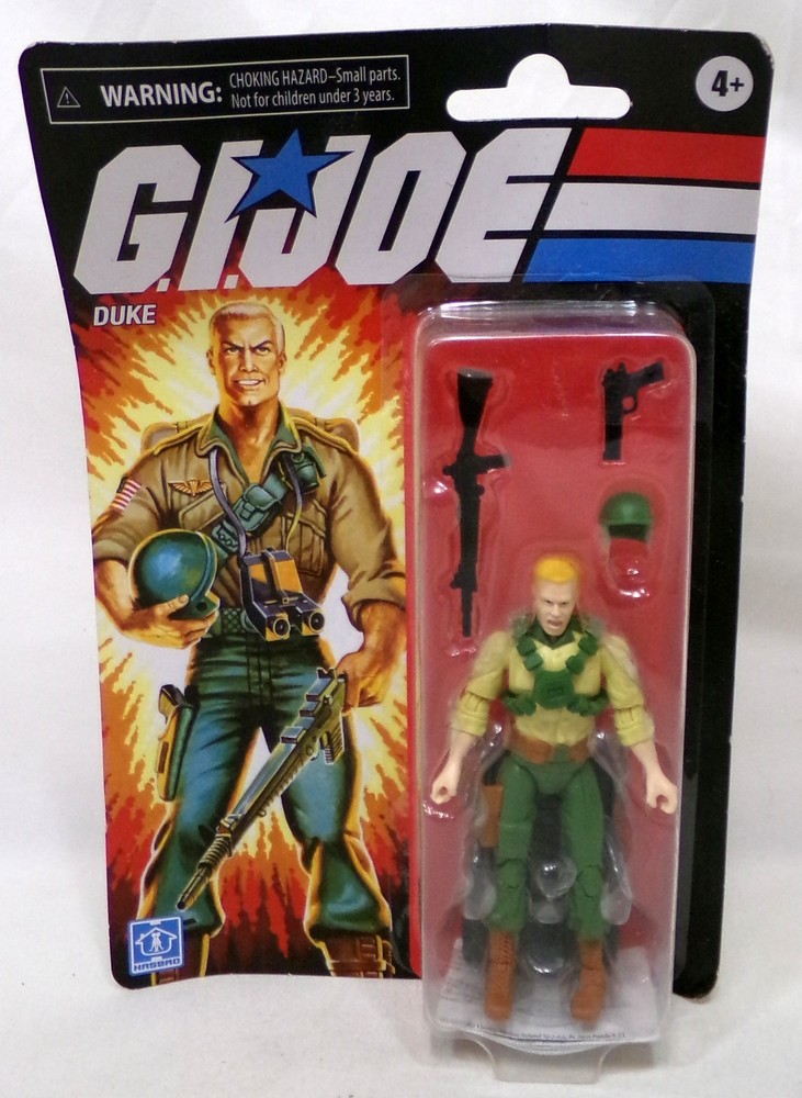 GI Joe Retro Collection Duke Conrad S Hauser 3.75″ Figure Hasbro New Sealed