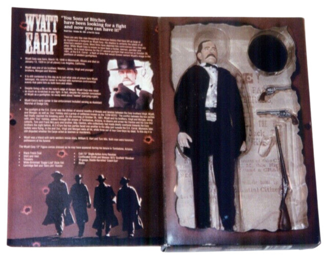 Sideshow Six gun Legends Wyatt Earp 12″ Action Figure New OK