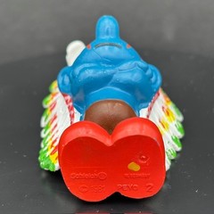 Smurfs 20144 American Indian Smurf Chief Colorful Headdress Vtg Schleich Figure