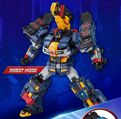 Metal Cardbot W Season3 SOLIDHORN Transformer Robot Toy Solid Horn