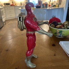 1996 Talking Turbo Man 14” Electronic Figure Jingle All The Way Working