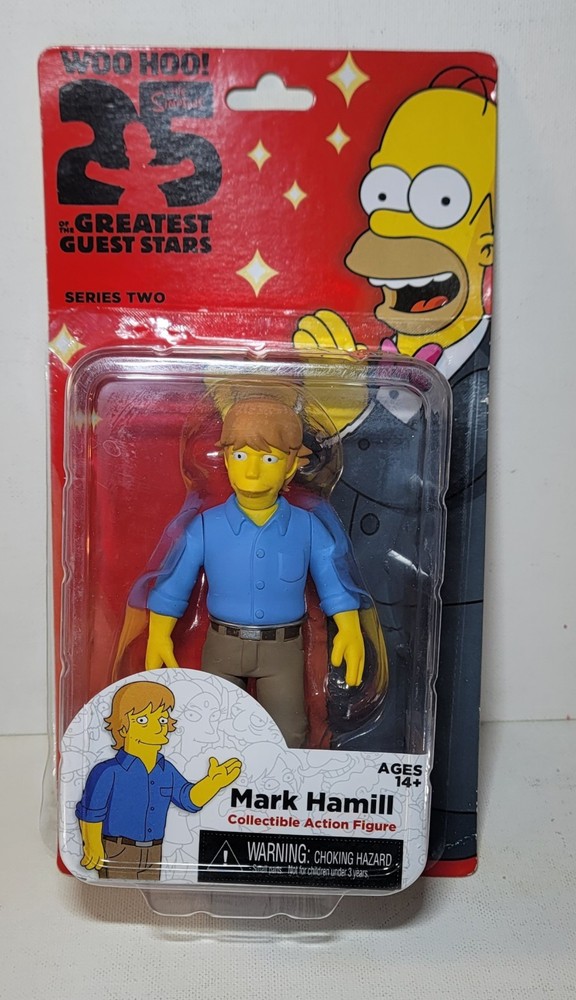 NECA Simpsons 25 of the Greatest Guests Stars MARK HAMILL Series 2 Figure