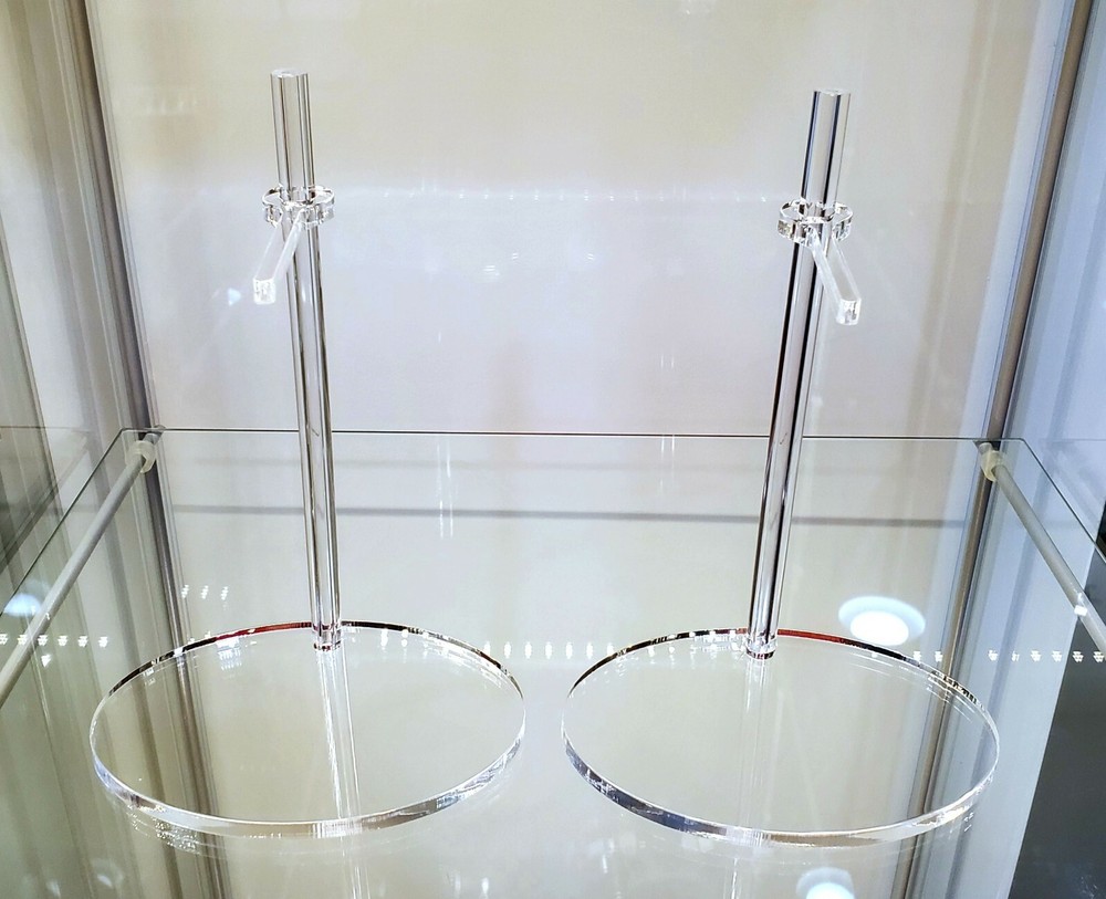 2 Clear Acrylic Figure Stands – 1/6th Scale – US Seller