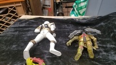 5 Vintage 1994 95 Mighty Morphin Power Rangers Figures White Evil Aliens Goldar