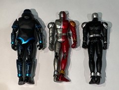 Lot of 3 Assorted Multicolor Action Figures Set – 6 in Tall – Missing Pieces