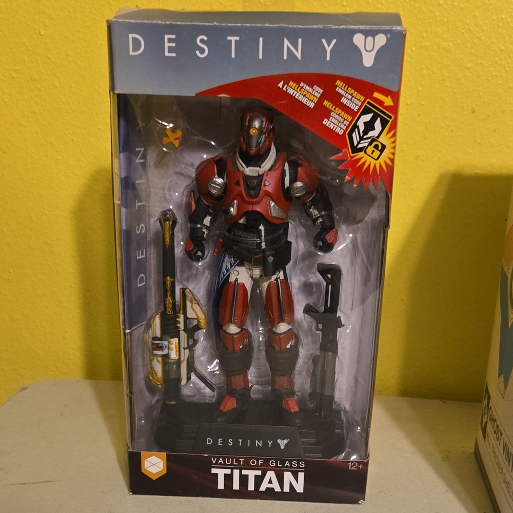 Destiny Vault of Glass Titan Action Figure w/ Gun TV Movie Video Games 12+