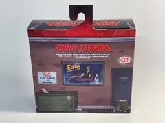 Neca Toony Terrors Elvira Mistress of the Dark Figure on Couch w/ Gonk the Dog
