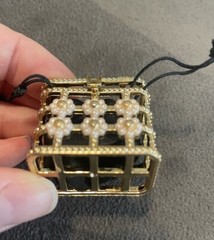 Minibrands Fashion Series 3: Gold Cage Black Bag Handbag Miniature