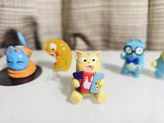 Hasbro Lost Kitties Mini Figures Lot Of 5 Munch, Gladys, Professor & More.