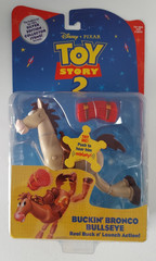 1999 Mattel Pixar Toy Story 2 Buckin Bronco Bullseye Sealed, NEW