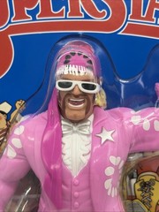 Mattel WWE Superstars Jesse “The Body” Ventura Blue Card Figure + Poster LJN