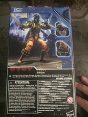 Hasbro G.I. Joe Classified Series Cobra Darklon Action Figure w/ Gun Sword Head